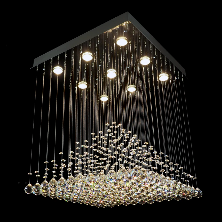 Cystal pyramid chandelier